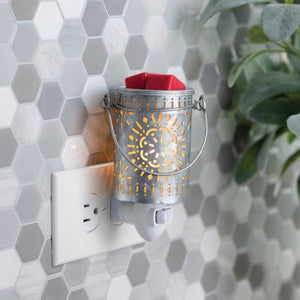 Galvanized Tin Plug in Warmer